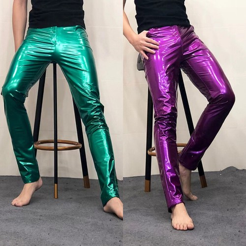 Pantaloni pelle sintetica - pantaloni,