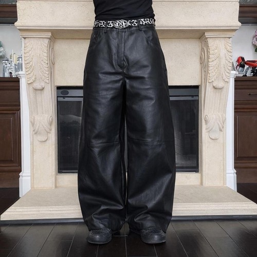 Pantalone uomo nero - , ecopelle