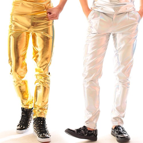 Pantaloni pelle lucida wet - pantaloni, in