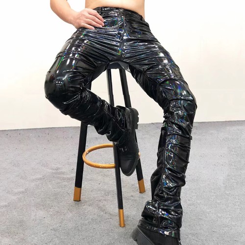 Pantaloni pelle sintetica - in,