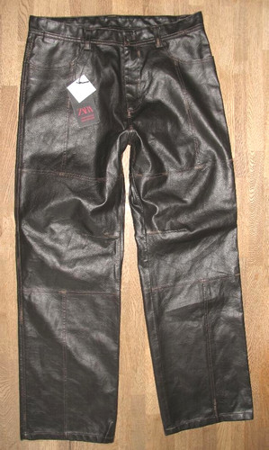 Zara jeans ecopelle - zara,
