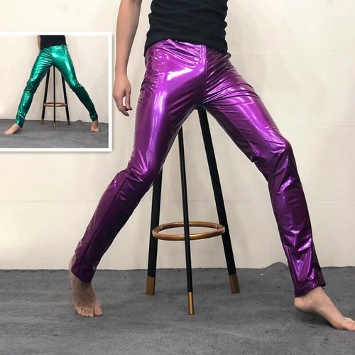 Pantaloni ecopelle uomo - pantaloni,