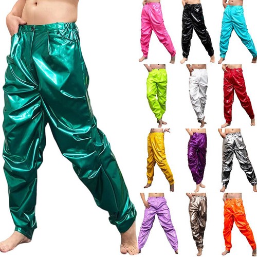 Uomo ecopelle pantaloni - pu,