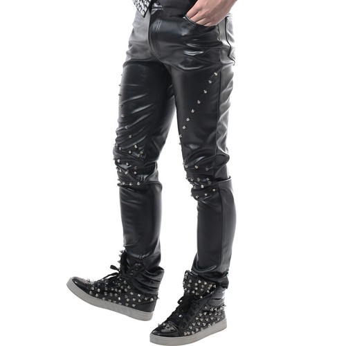 Pantaloni pelle sintetica - pantaloni,