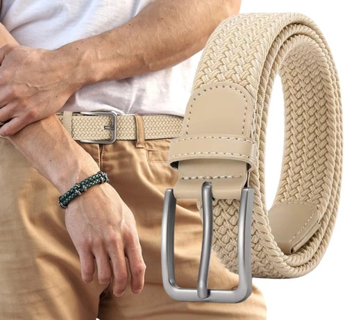 Cintura intrecciata beige