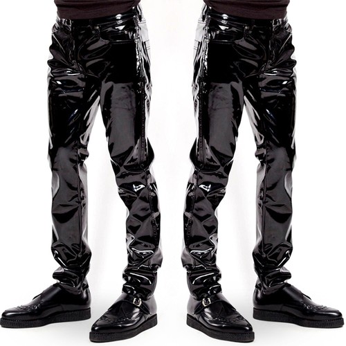 Pantalone uomo ecopelle - , pvc