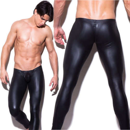 Pantaloni stretti uomo pelle
