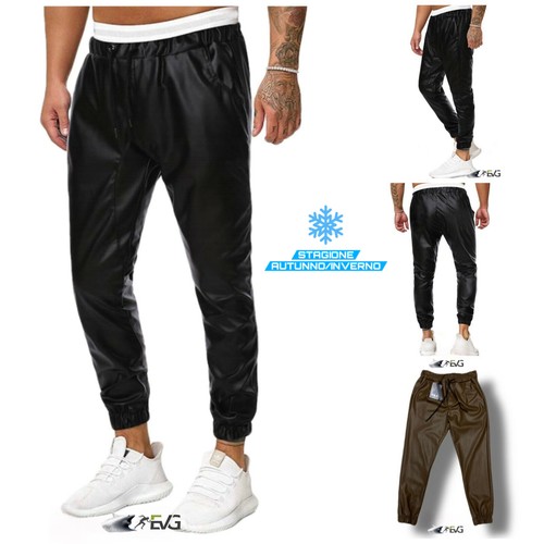 Pantalone pelle uomo italy - uomo,