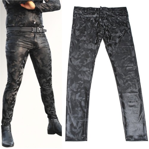 Pantaloni skinny slim - pantaloni, pelle